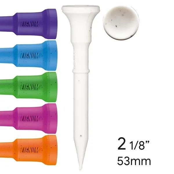 Lignum Tee 53mm (2 1/8") 16pack néon mix
