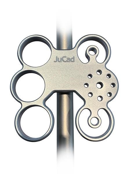 JuCad Tablet holder pour tous les chariots JuCad, titane