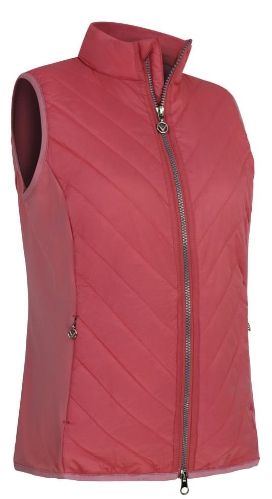 Callaway Lightweight Quilted veste femme, geranium
