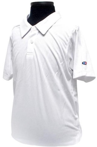U.S. Kids Golf Tech Lisle polo junior, blanc