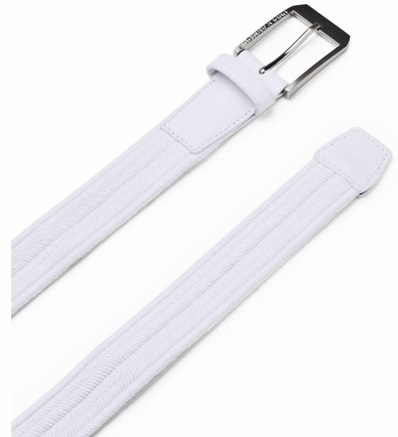 Under Armour Braided ceinture de golf homme, blanche