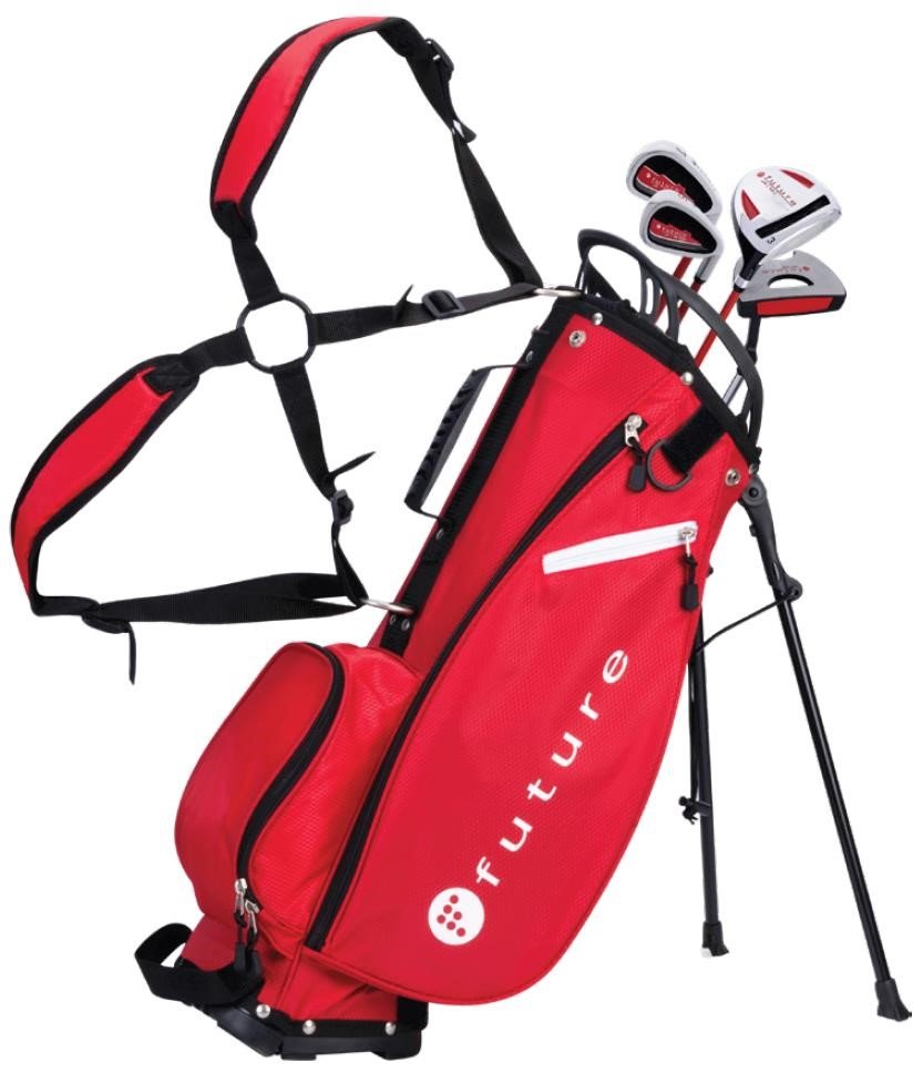 Spalding Future set de golf junior (120-130 cm), rouge