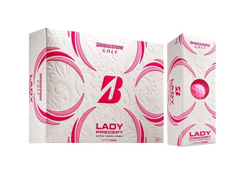 Bridgestone Lady Precept balles de golf femme, roses