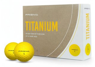 Masters Golf Prisma Titanium balles de golf (12 balles), jaunes