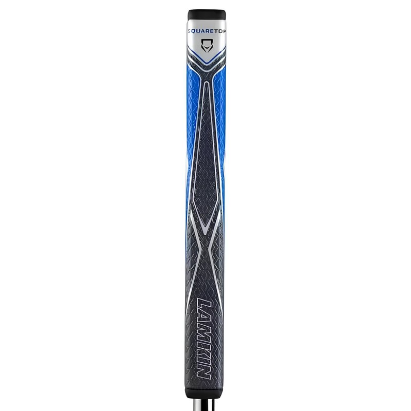 Lamkin SINKFIT PU Squaretop grip de putter, noir/bleu