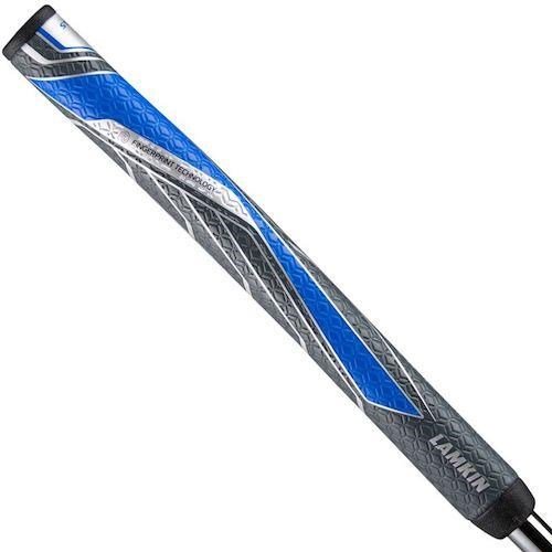 Lamkin SINKFIT PU Straight grip de putter, noir/bleu
