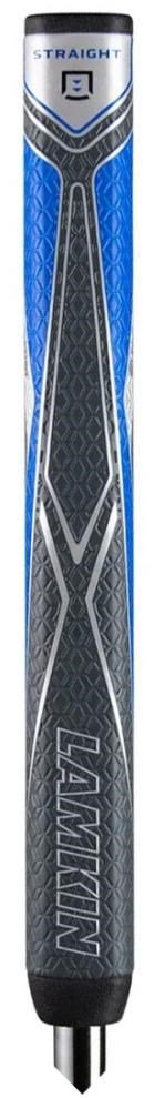 Lamkin SINKFIT PU Straight grip de putter, noir/bleu