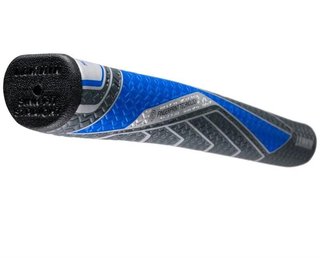 Lamkin SINKFIT PU Straight grip de putter, noir/bleu
