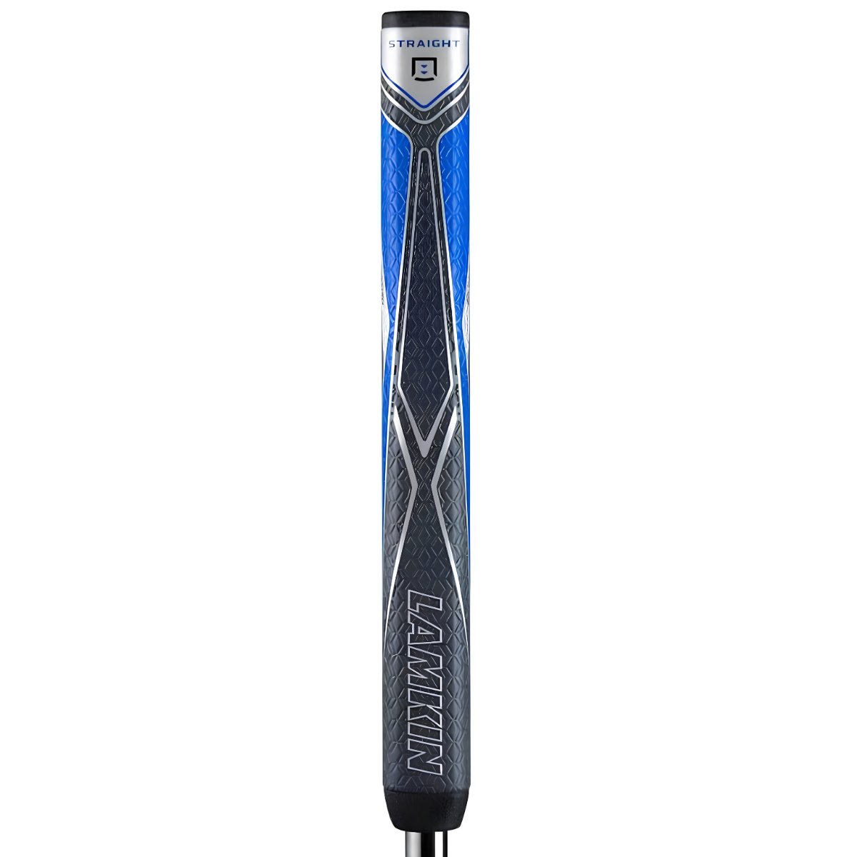 Lamkin SINKFIT PU Straight grip de putter, noir/bleu
