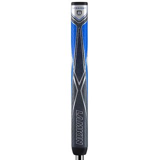 Lamkin SINKFIT PU Straight grip de putter, noir/bleu