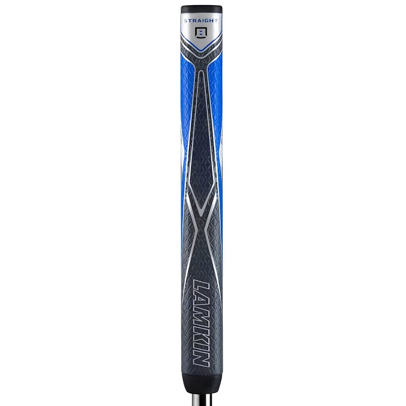 Lamkin SINKFIT PU Straight grip de putter, noir/bleu