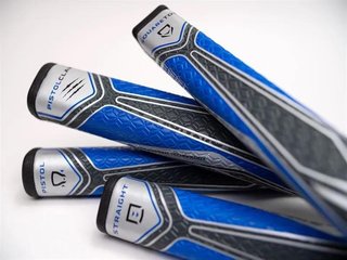 Lamkin SINKFIT PU Pistol grip de putter, noir/bleu