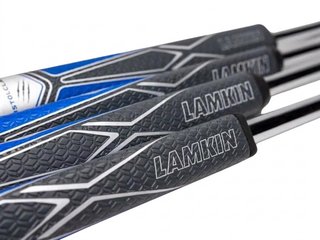Lamkin SINKFIT PU Pistol grip de putter, noir/bleu