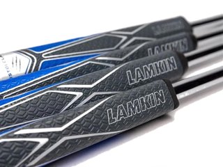 Lamkin Sink Fit PU Pistolclaw grip de putter, noir/bleu