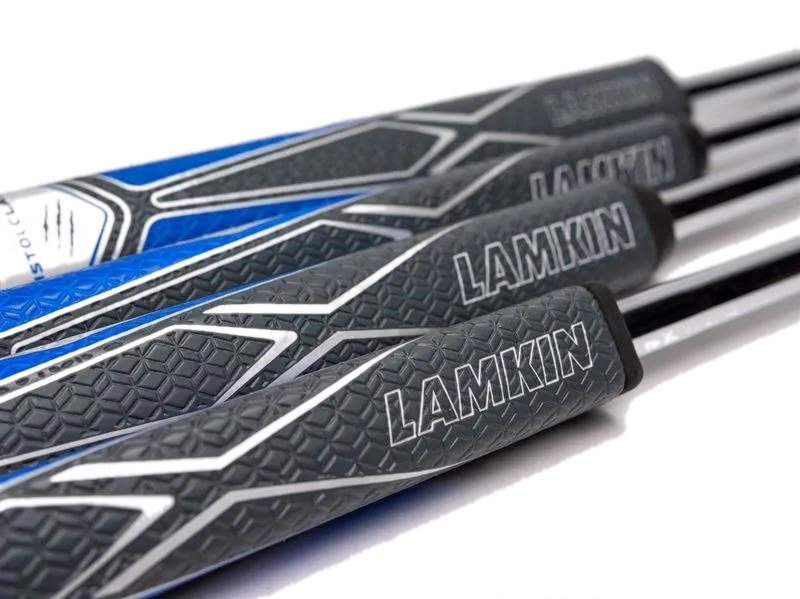 Lamkin Sink Fit PU Pistolclaw grip de putter, noir/bleu