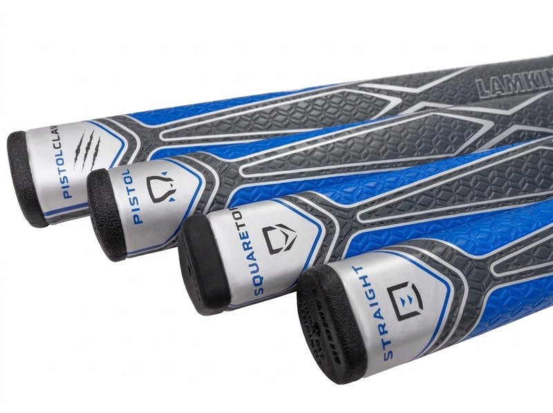 Lamkin Sink Fit PU Pistolclaw grip de putter, noir/bleu