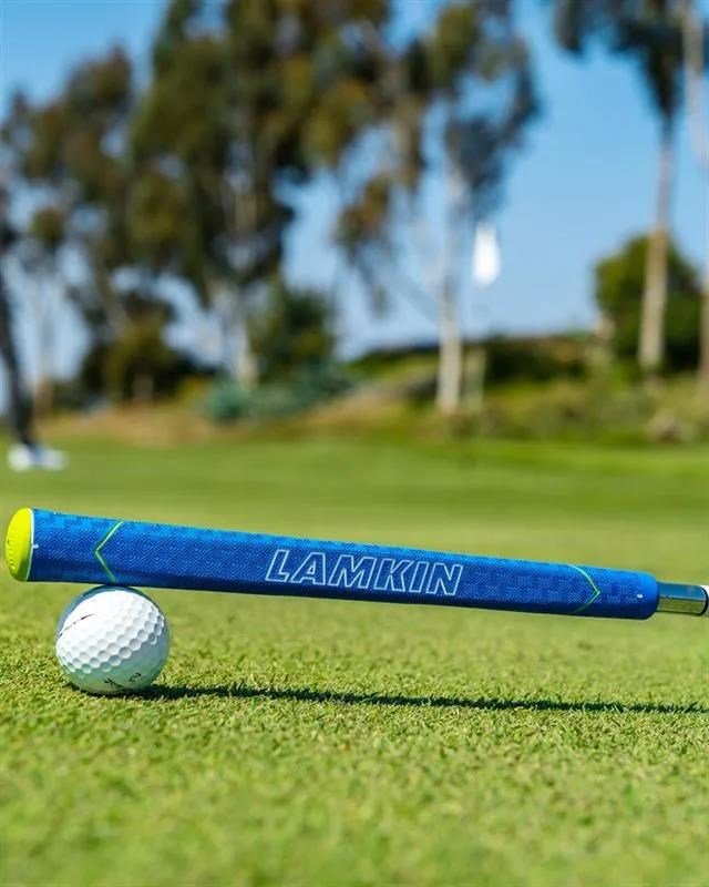 Lamkin SINKFIT Rubber Skinny Pistol grip de putter, bleu/vert