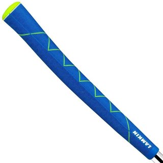 Lamkin SINKFIT Rubber Skinny Pistol grip de putter, bleu/vert