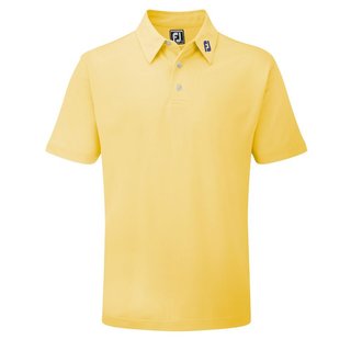 FootJoy Stretch Pique Solid polo homme, jaune