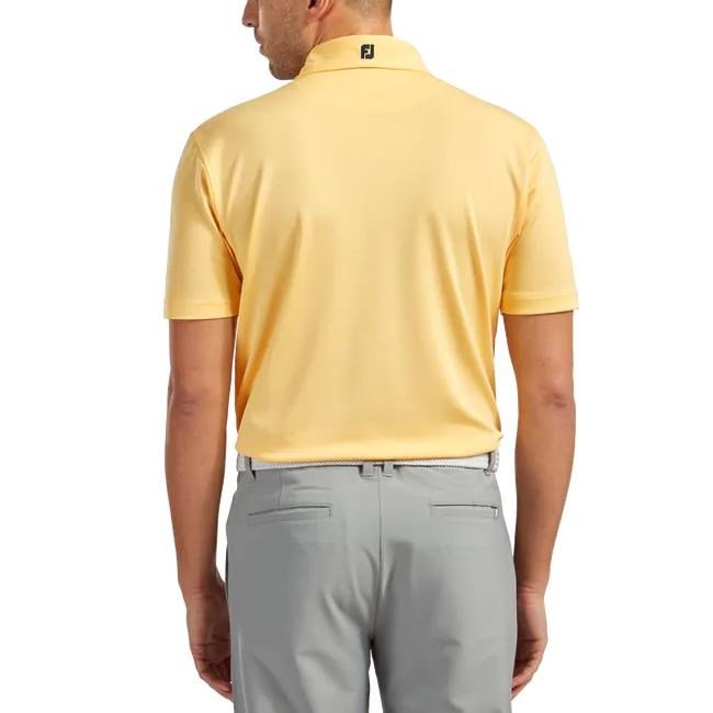 FootJoy Stretch Pique Solid polo homme, jaune