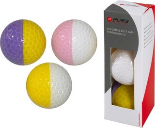 Pure 2 Improve Alignment balles de golf (3 balles)