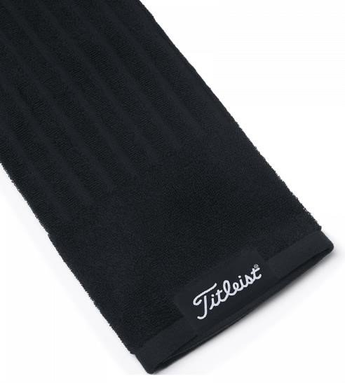 Titleist Tri-Fold serviette de golf, noir