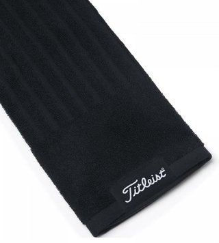 Titleist Tri-Fold serviette de golf, noir