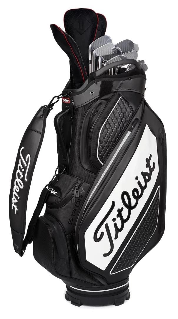 Titleist Tour Series Premium Stadry sac de chariot, noir/blanc