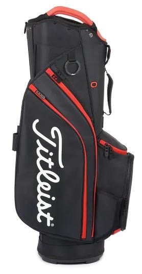 Titleist Cart 14 cart bag, noir/noir/rouge