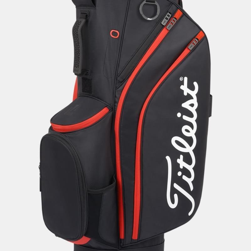 Titleist Cart 14 cart bag, noir/noir/rouge