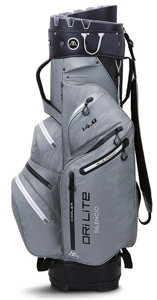 Big Max Dri Lite Silencio 2 Organizer sac de chariot, gris/noir