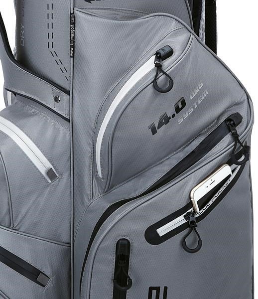 Big Max Dri Lite Silencio 2 Organizer sac de chariot, gris/noir
