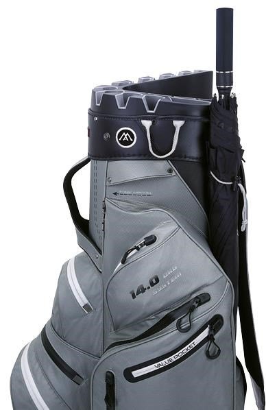 Big Max Dri Lite Silencio 2 Organizer sac de chariot, gris/noir