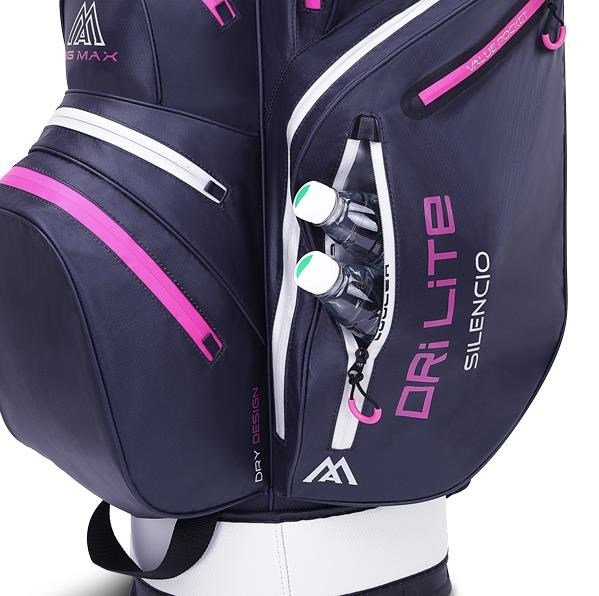 Big Max Dri Lite Silencio 2 Organizer sac de chariot, steel blue/silver/fuchsia