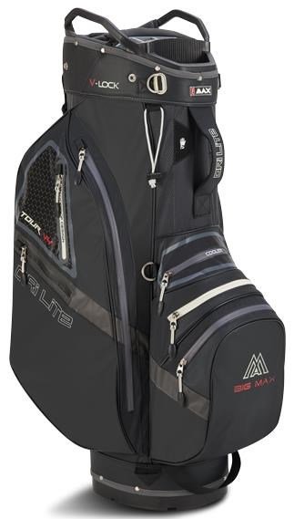 Big Max Dri Lite V-4 Organizer sac de chariot, noir