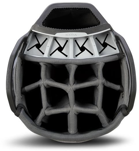 Big Max Dri Lite V-4 Organizer sac de chariot, noir