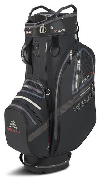 Big Max Dri Lite V-4 Organizer sac de chariot, noir