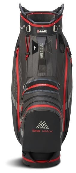 Big Max Dri Lite V-4 Organizer sac de chariot, charcoal/black/red