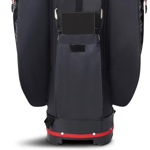 Big Max Dri Lite V-4 Organizer sac de chariot, charcoal/black/red
