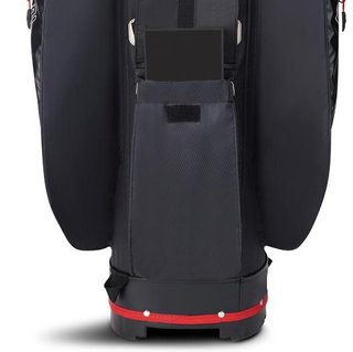Big Max Dri Lite V-4 Organizer sac de chariot, charcoal/black/red