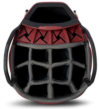 Big Max Dri Lite V-4 Organizer sac de chariot, blueberry/white/merlot