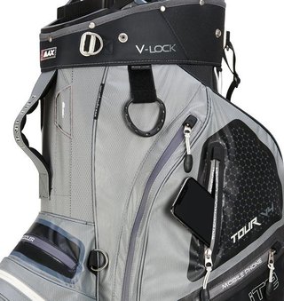 Big Max Dri Lite V-4 Organizer cart bag, gris/noir