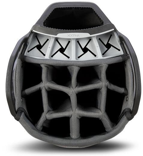 Big Max Dri Lite V-4 Organizer cart bag, gris/noir