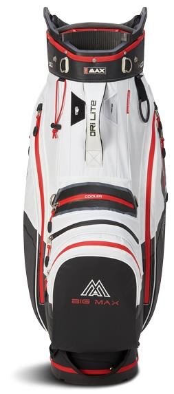 Big Max Dri Lite V-4 Organizer cart bag, noir/blanc/rouge