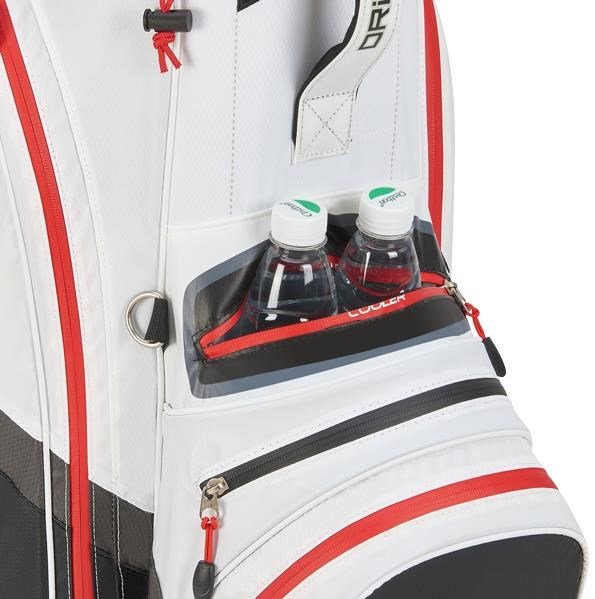 Big Max Dri Lite V-4 Organizer cart bag, noir/blanc/rouge
