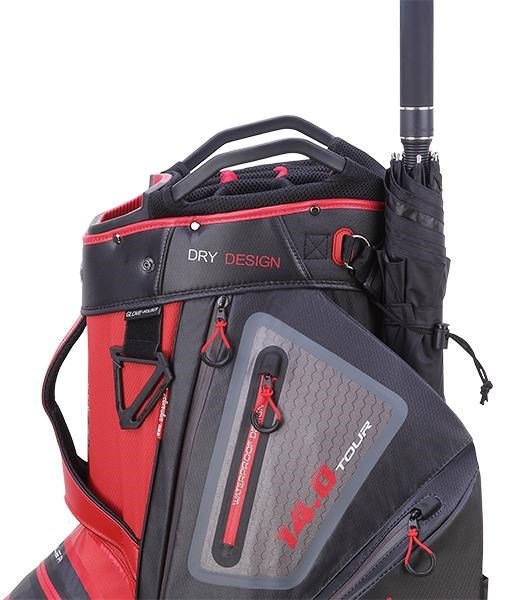 Big Max Dri Lite Tour cart bag, rouge/noir