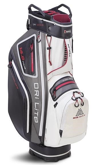 Big Max Dri Lite Tour sac de chariot, blanc/gris/noir/merlot