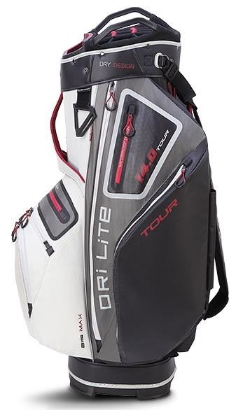 Big Max Dri Lite Tour sac de chariot, blanc/gris/noir/merlot
