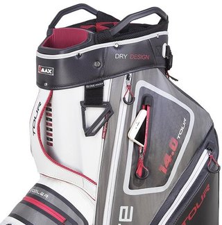 Big Max Dri Lite Tour sac de chariot, blanc/gris/noir/merlot