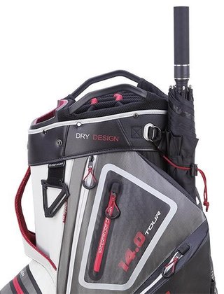 Big Max Dri Lite Tour sac de chariot, blanc/gris/noir/merlot